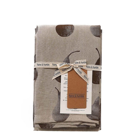 Pear Tablecloth Earth Brown