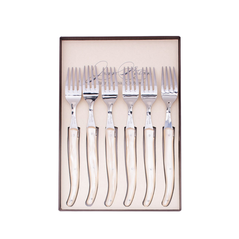 JN Plexiglas 6 Forks - Champagne