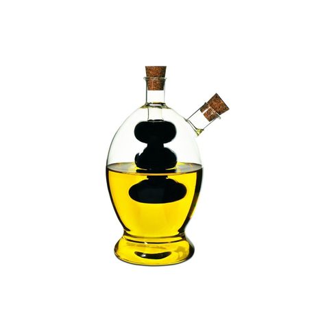 Grape Oil & Vinegar Bottle Clear & Natural