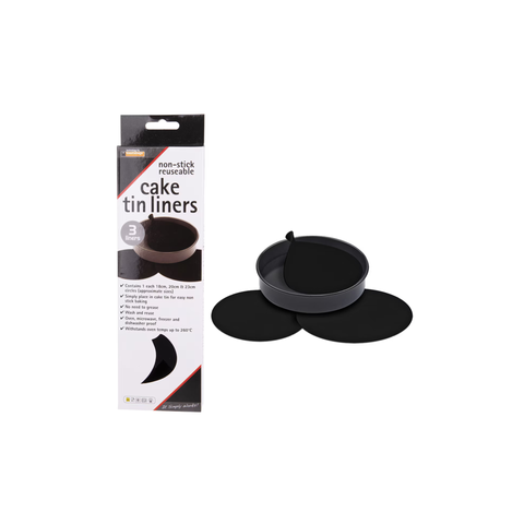 Non Stick Reusable Cake Pan Liners Set 3