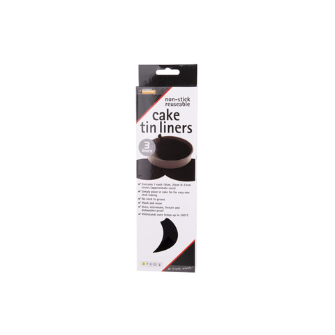 Non Stick Reusable Cake Pan Liners Set 3