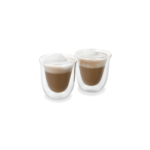 Double Walled Cappuccino Glasses 200ml Set/2