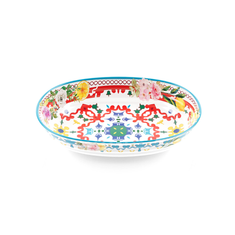 Rice Platter Flower & Lemon