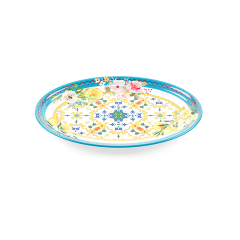 Oval Tray Regular Flower & Lemon
