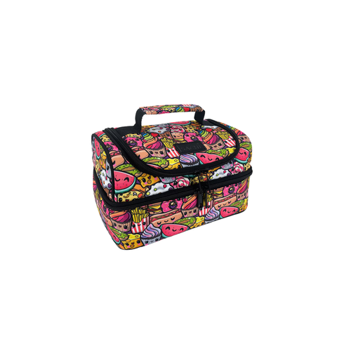 Insulated Double Decker Lunch Bag - 6 Colors