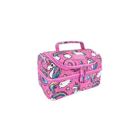 Insulated Double Decker Lunch Bag - 6 Colors