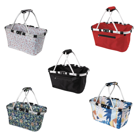 Two Handle Foldable Carry Basket