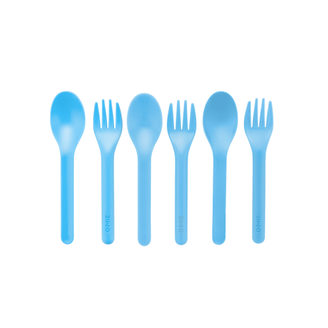 Omie 6 Piece Utensil Set - Blue