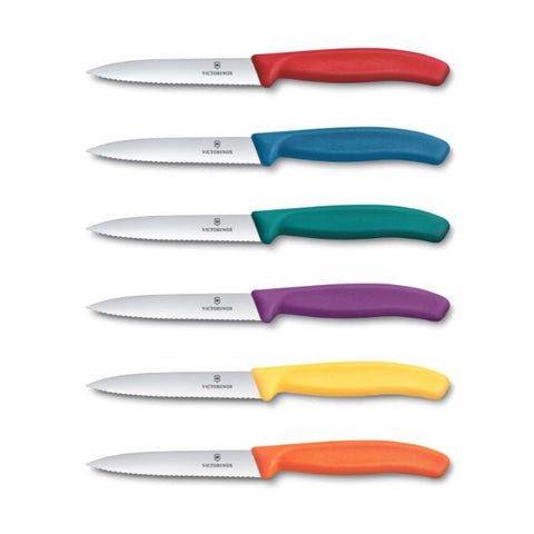 Swiss Classic Paring Knife, 10cm, Wavy Edge