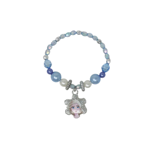 Disney Frozen 2 Anna & Elsa Snowflake Charm Bracelet