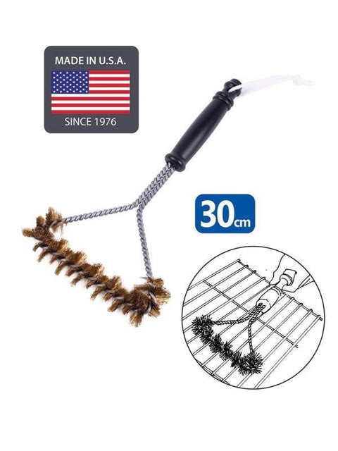 USA Brushware Small Brass Spiral Barbecue Brush
