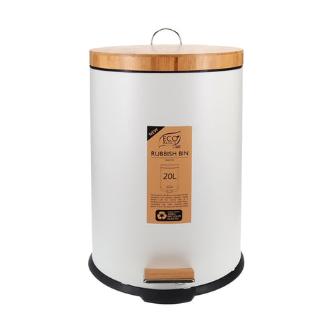 Eco Basics Rubbish Bin 20L - White