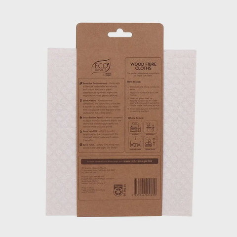 Eco Basics Wood Fibre Cloth - 3 Pack