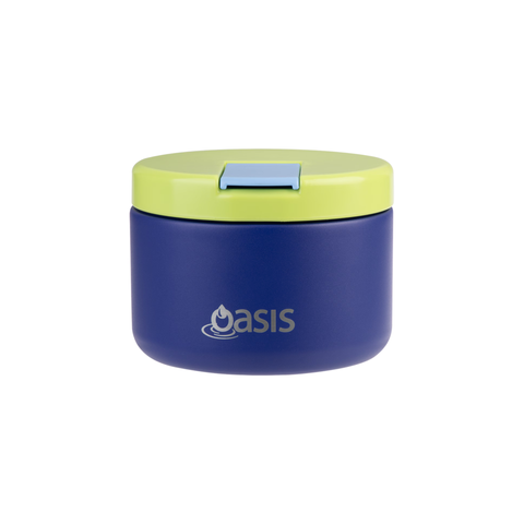 Stainless Steel Double Wall Insulated Food Flask with Quick Release Lid 300ml