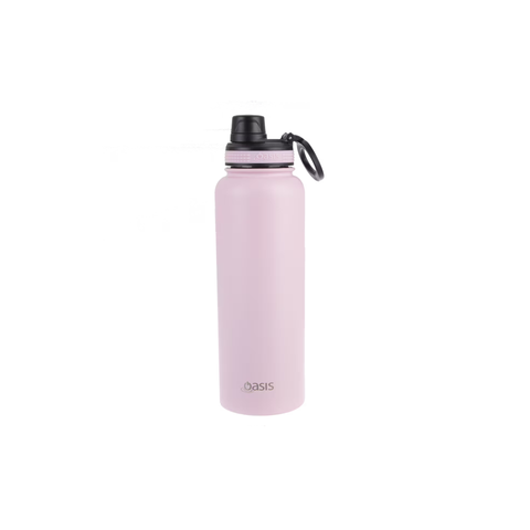 S/S Double Wall Insulated Sports Bottle W/Screw Cap Carnation