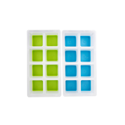 Easy Release 8 Cube Square Ice Tray Set 2