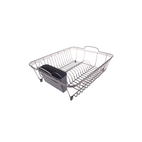D.Line Black Nickel Pvc Dish Rack 45.5 X 36 X 16.5Cm