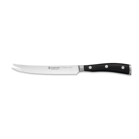 Classic Ikon Black Tomato Knife 14cm