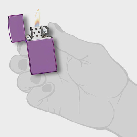 High Polished Purple Slim