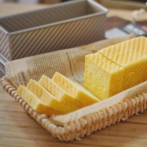 Corrugated Loaf Pan with Cover 300g - 22cm