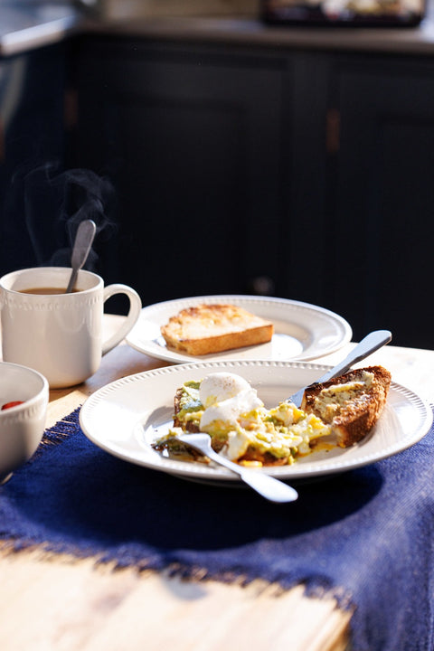 Rectangle Placemat 2pc Set - Blue Jute - 45 x 35cm