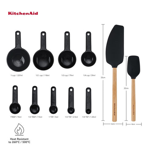 11 Piece Baking Set, Onyx Black, Boxed