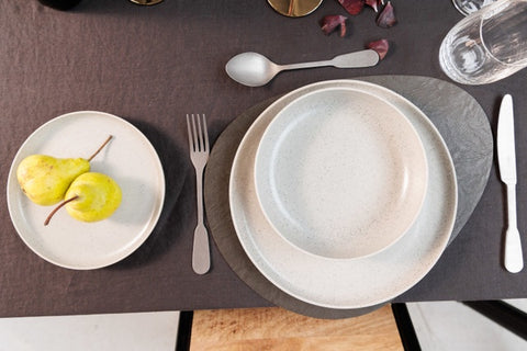 Pebble Placemat 4pc Set - Grey - 38 x 30cm