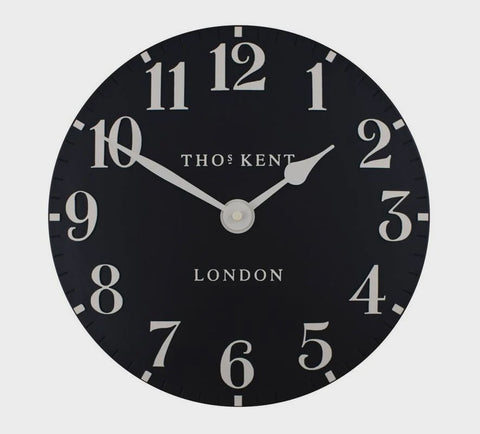 Arabic Wall Clock 3D Arabic Numerals, Open Face -30cm