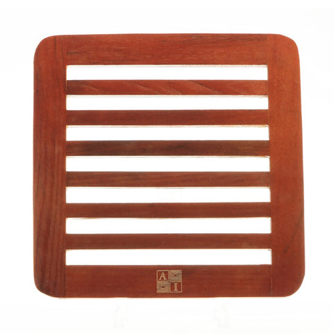 Wooden Trivet Square