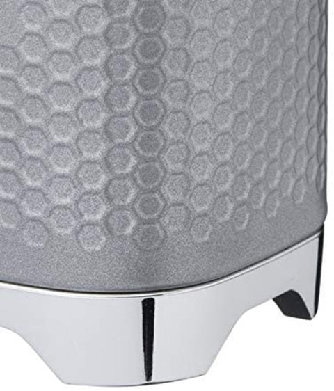 Lovello Textured Sugar Canister, Shadow Grey, 11x19cm, Gift Tagged