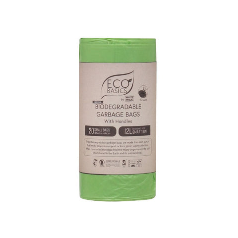 Biodegradable Garbage Bin Bags 12L - 20Bags/Roll