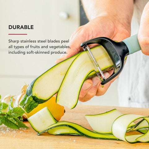 Y Peeler, Soft Grip, Mineral Water, Carded