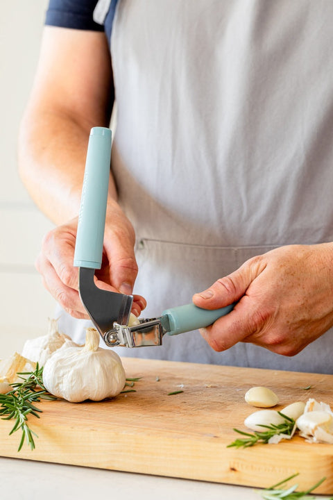 Garlic Press, Soft Grip, Mineral Water, Carded