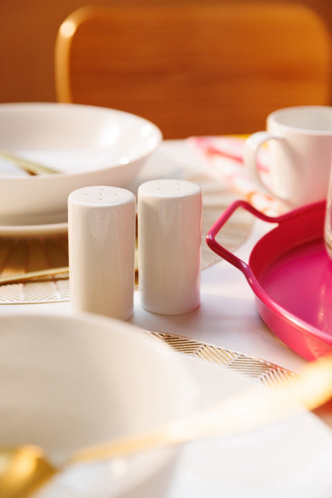 Chalk Salt & Pepper Shakers 2pc Set