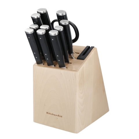 11pc Knife Set + Block with built in Sharpener