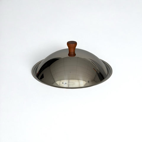 Rust-Resistant Lightweight Iron Wok with Steel Lid 33cm