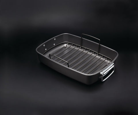 Heavy Base Roaster w/Rack 40x28cm