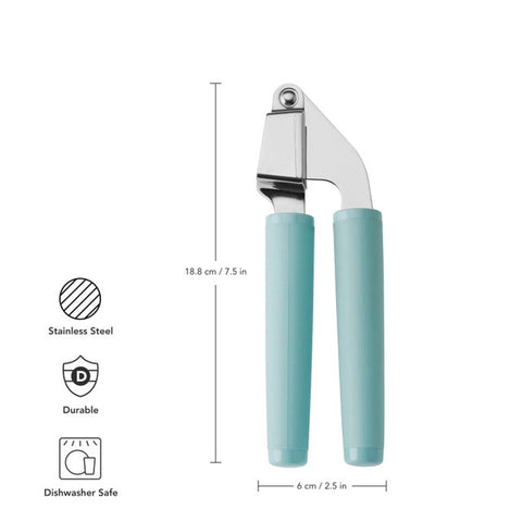 Garlic Press, Soft Grip, Mineral Water, Carded