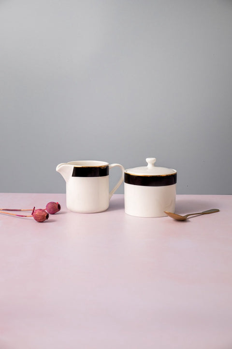 Luxe Deco Sugar Pot & Creamer 2pc Set