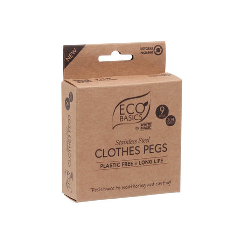 Eco Basics Clothes Pegs - 9Pack