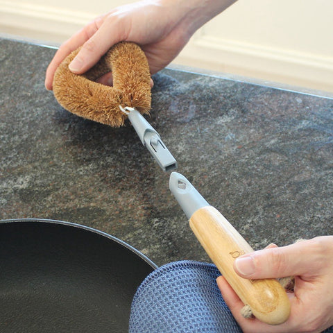 Eco Basics Coconut Dish Brush Refills 2 Pack