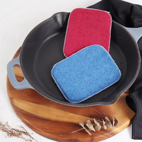 Eco Basics Cotton Foam Pot Scrubber - 2Pack