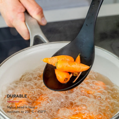 Slotted Spoon, Soft Grip, Mineral Water, Carded