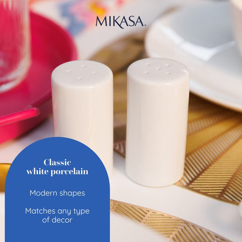 Chalk Salt & Pepper Shakers 2pc Set