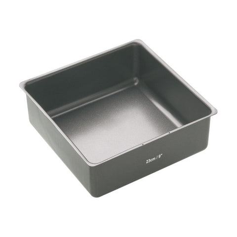 Heavy Loose Base Square Deep Cake Pan 23cm