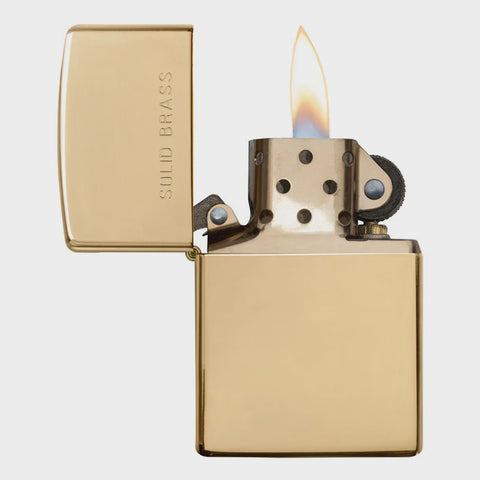 High Polished Brass With Solid Brass Etch