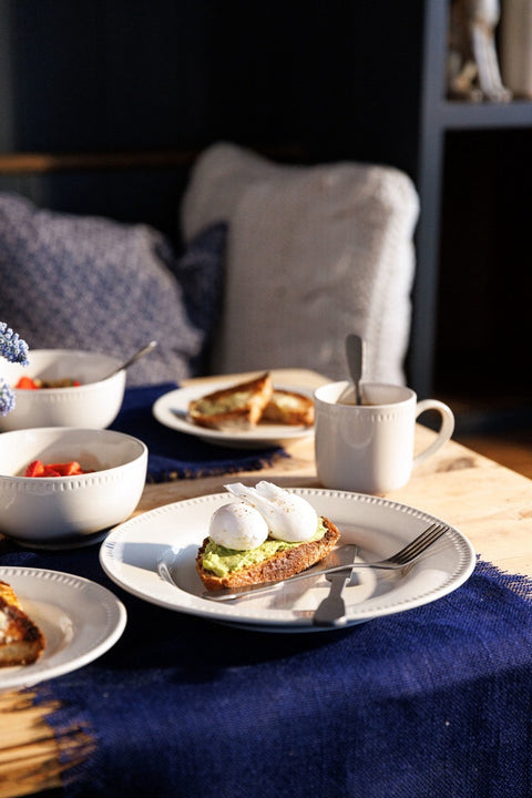 Rectangle Placemat 2pc Set - Blue Jute - 45 x 35cm