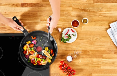 Daily Chef Black Non-Stick Induction Frypan 20Cm