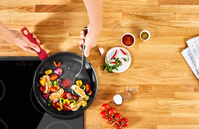 Daily Chef Red Non-Stick Induction Frypan 28cm