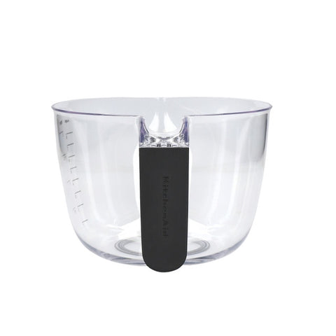 Mixing and Measuring Bowl with Handle, Onyx Black, Labelled